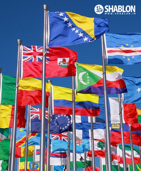 پرچم اهتزاز کشور ها و ملل